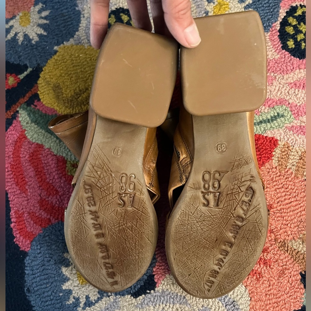 A.S.98 Open Toe Ankle Zip Booties - Picture 5 of 7